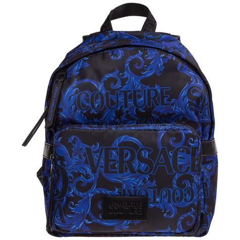 versace jeans couture nylon backpack